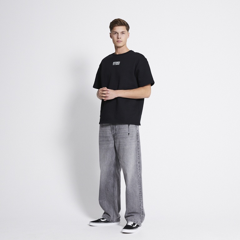Printed sweat t-shirt "Again" Printed sweat t-shirt "Again"